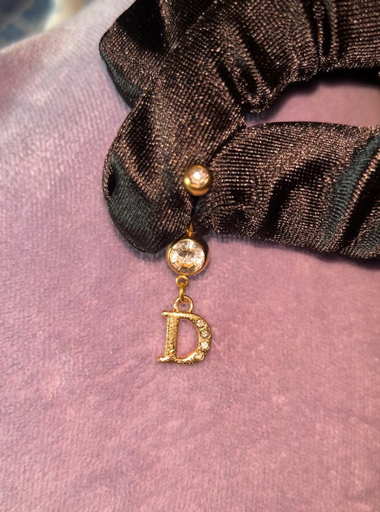 Letter Belly ring