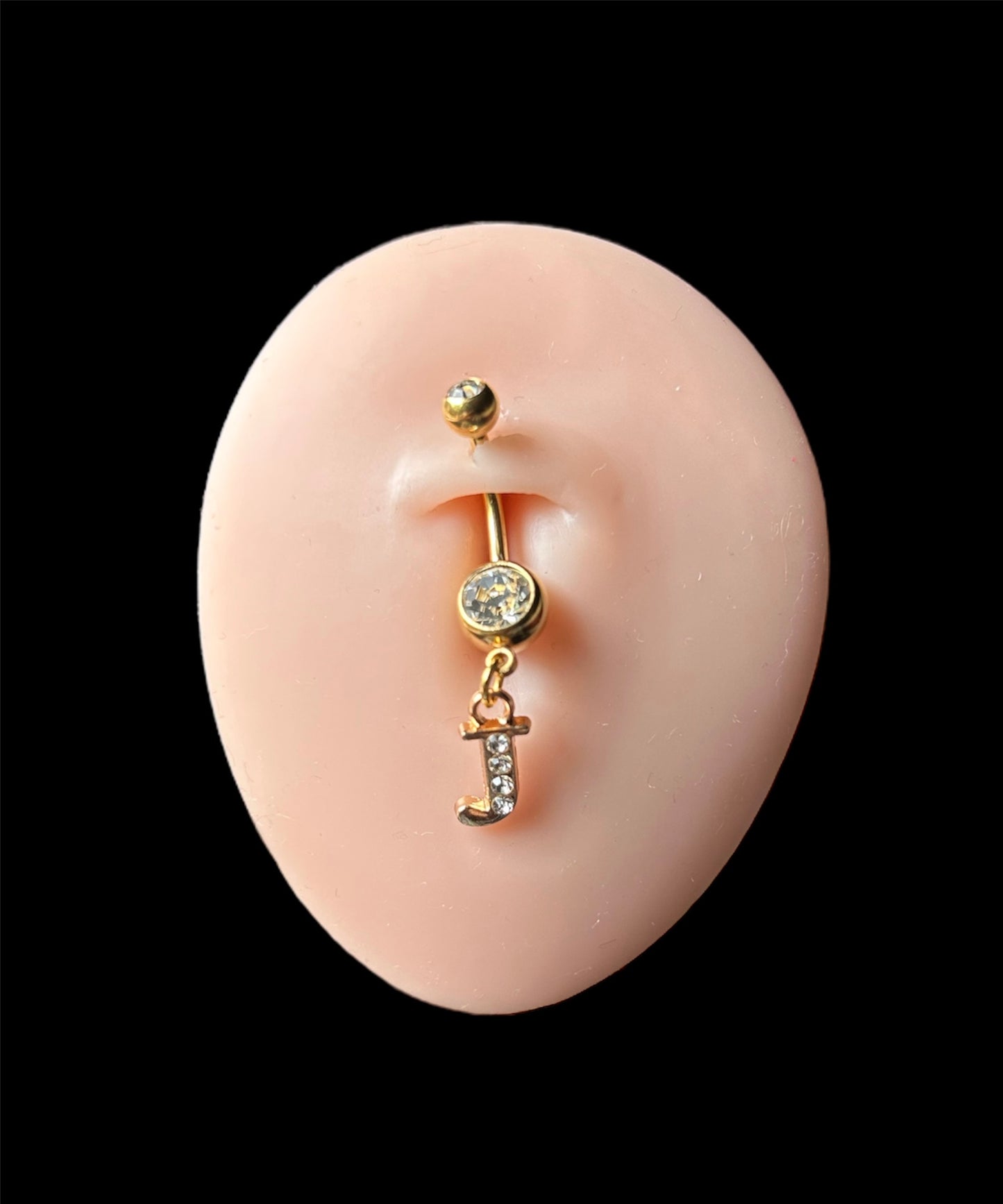 Letter Belly ring