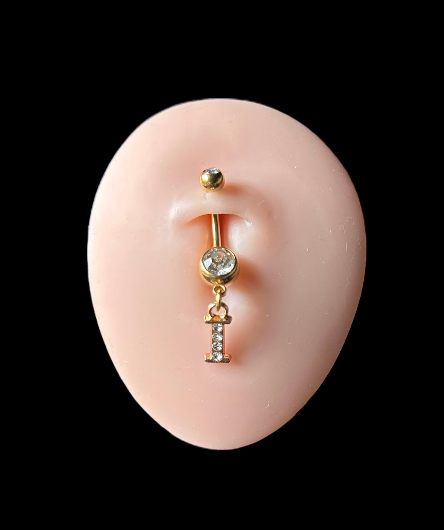 Letter Belly ring