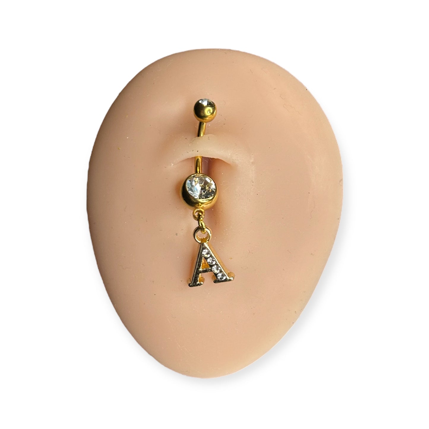 Letter Belly ring