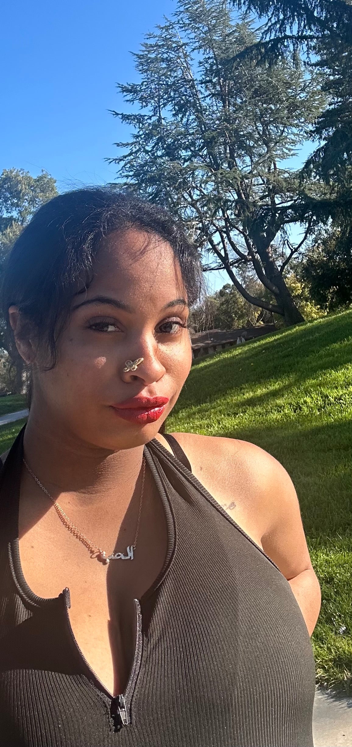 Mariposa nose ring