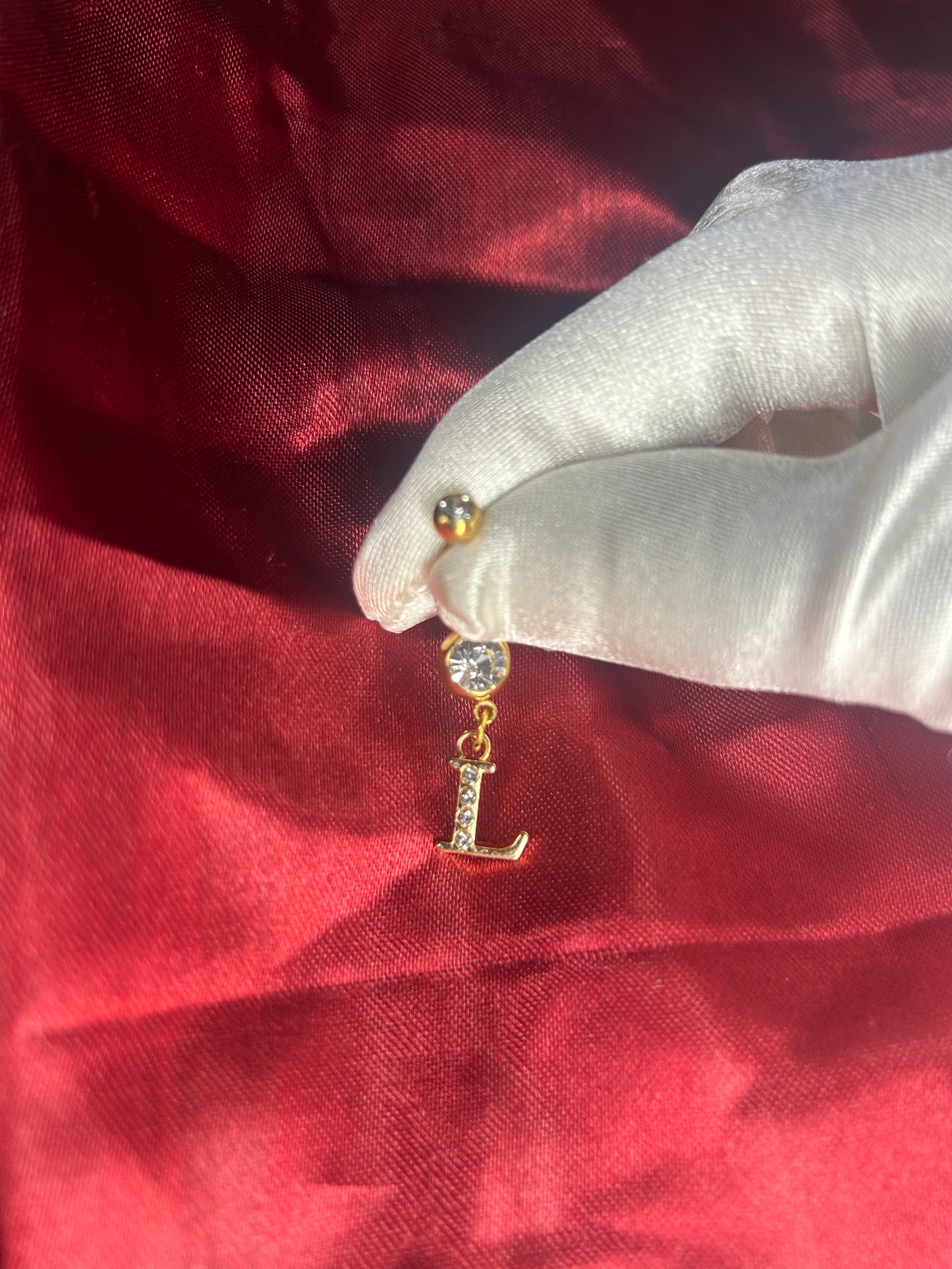 Letter Belly ring