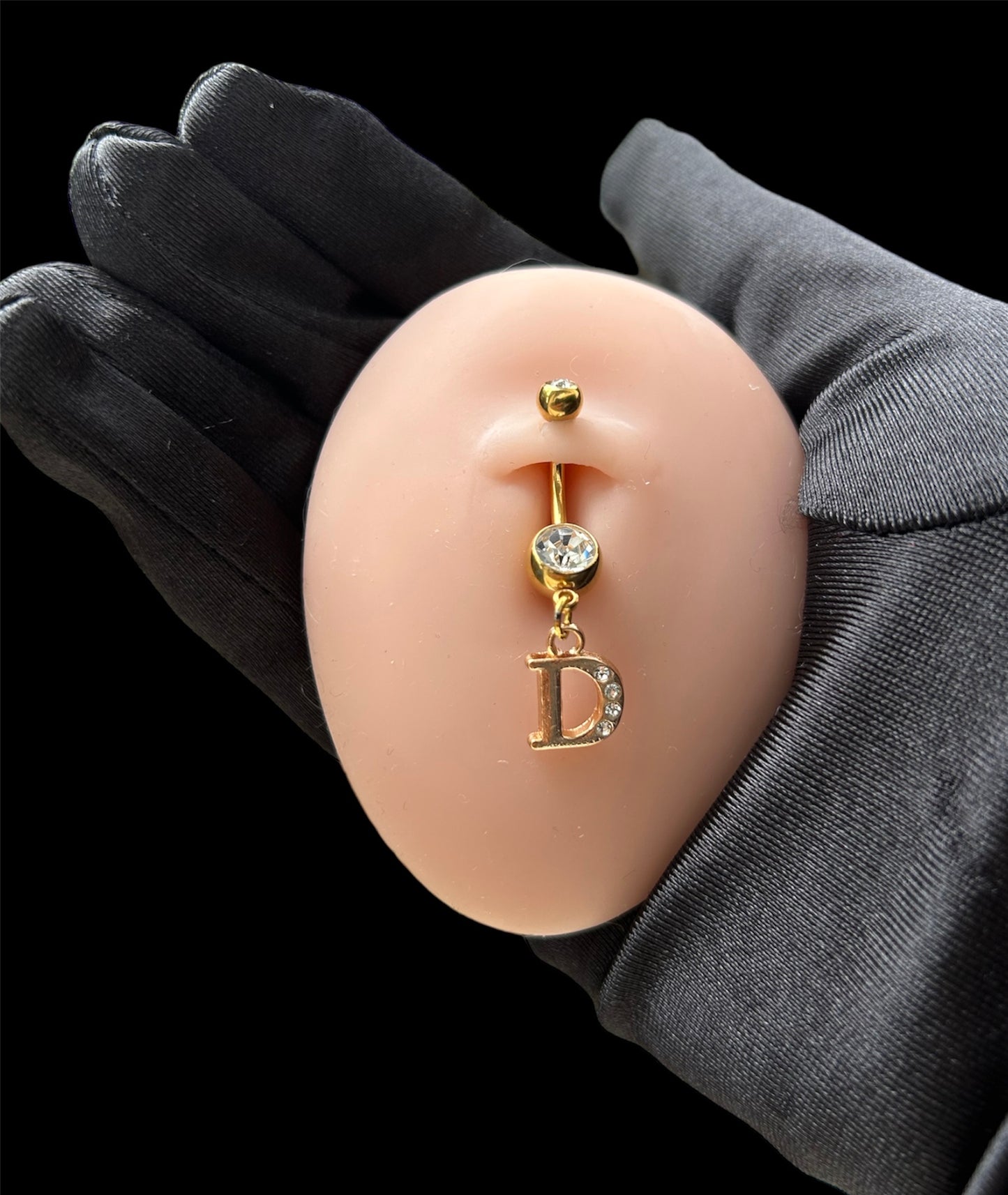 Letter Belly ring