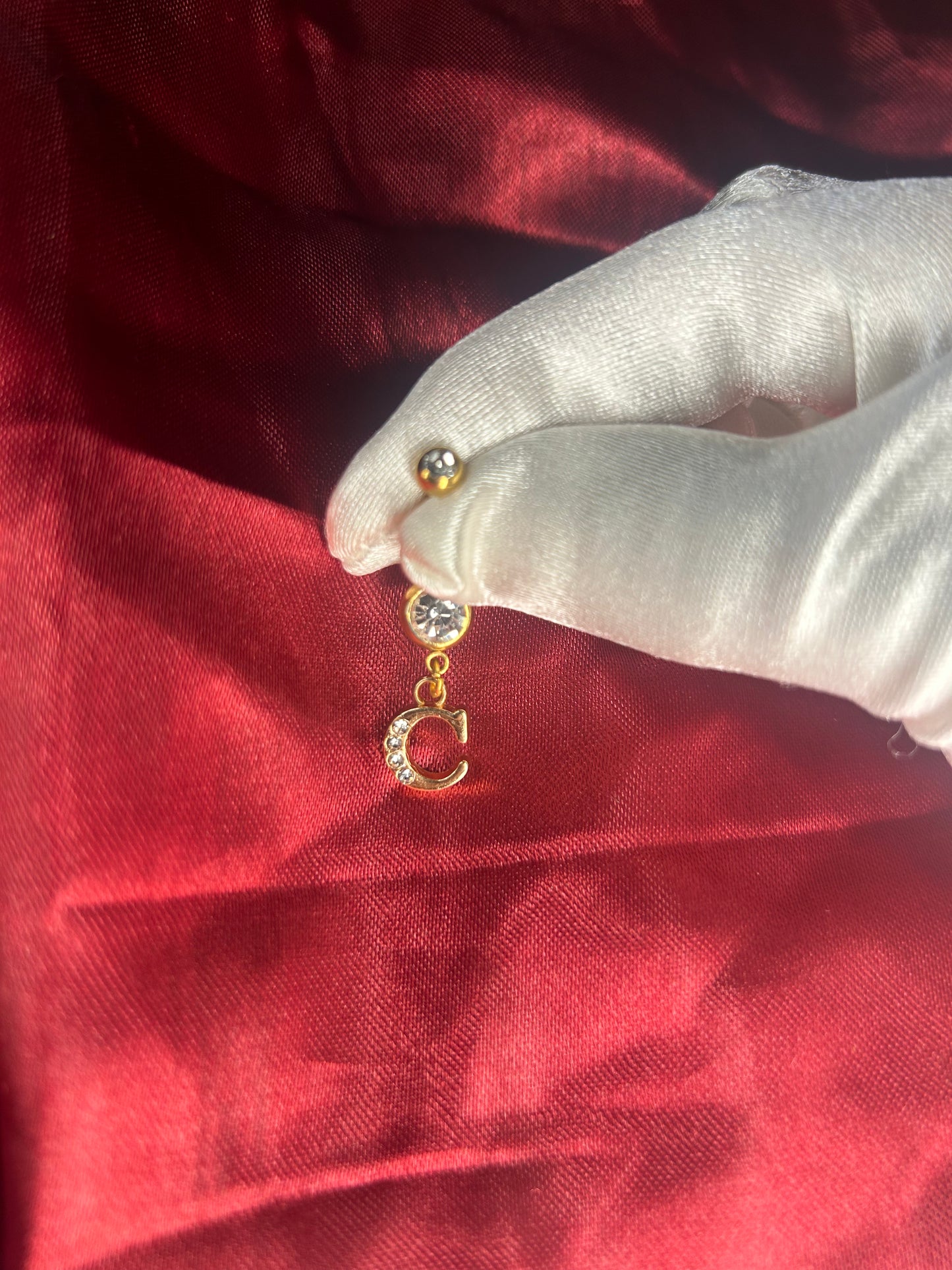 Letter Belly ring