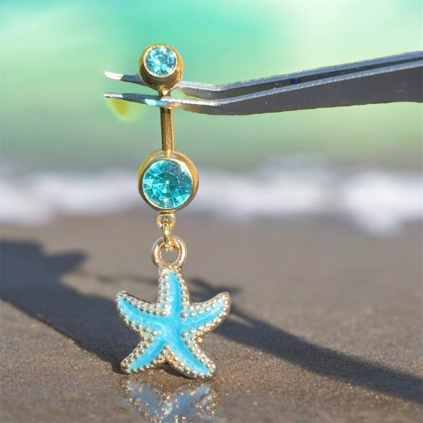 Starfish belly ring