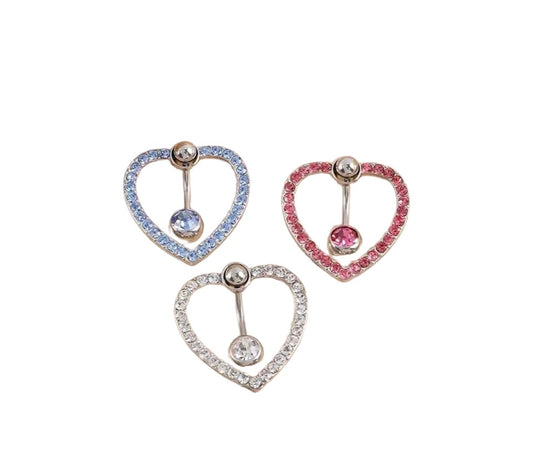 Close Heart Belly Ring